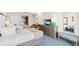 Well-appointed guest room featuring two comfortable beds, modern furnishings, and a bright, airy ambiance at 1105 S Ocean Blvd. # 1048, Myrtle Beach, SC 29577