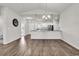 Inviting open-concept living room with wood floors and modern finishes at 1124 Valetto Loop, Myrtle Beach, SC 29579