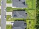 Aerial view of houses and the street in the neighborhood at 1146 Joywood Dr., Longs, SC 29568