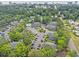 An aerial view capturing a well-maintained community nestled among lush greenery with easy access to city amenities at 1206 Erin Way # A, Myrtle Beach, SC 29577