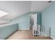 Attic space with a skylight and access to a bathroom at 1206 Erin Way # A, Myrtle Beach, SC 29577