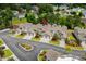Aerial view of townhomes with well-maintained landscaping and a neighborhood layout at 160 Cart Crossing Dr. # 104, Conway, SC 29526