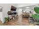 Stylish living room flows into the dining area and open kitchen concept at 160 Cart Crossing Dr. # 104, Conway, SC 29526