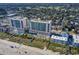 Aerial view of the beachfront condos and the golf course in the background at 1903 S Ocean Blvd. S # 808, North Myrtle Beach, SC 29582