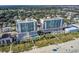 Expansive aerial view of beachfront condominiums, offering direct access to the beach and oceanfront living at 1903 S Ocean Blvd. S # 808, North Myrtle Beach, SC 29582