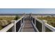 Beach access boardwalk offering a tranquil path to the ocean for residents and guests at 1903 S Ocean Blvd. S # 808, North Myrtle Beach, SC 29582