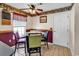 Cozy breakfast nook with a round glass table, perfect for Gathering meals at 2017 Chadbury Ln., Myrtle Beach, SC 29588