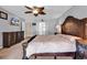 Large bedroom with carpet, ceiling fan and matching furniture at 2017 Chadbury Ln., Myrtle Beach, SC 29588
