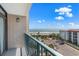 Balcony overlooking a view of the beach, the pool, and a parking area at 202 74Th Ave. N # 2547/2548, Myrtle Beach, SC 29572