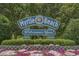 Welcome to Myrtle Beach sign featuring a beautiful array of colorful flowers at 202 Millstone Dr., Myrtle Beach, SC 29588