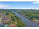 Picturesque aerial view of river, golf course, and luxury homes along the Intracoastal Waterway at 2241 Waterview Dr. # 537, North Myrtle Beach, SC 29582