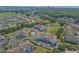 An aerial view of the condo complex showcasing community amenities like a pool, and nearby waterways at 2241 Waterview Dr. # 537, North Myrtle Beach, SC 29582