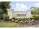 A beautifully landscaped sign for Barefoot Resort & Golf, welcoming residents and guests at 2241 Waterview Dr. # 537, North Myrtle Beach, SC 29582