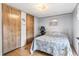 This bedroom is complete with a closet and natural light at 2425 Park St., North Myrtle Beach, SC 29582