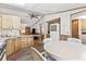 Functional kitchen space with wood cabinets, modern appliances, and convenient access to dining area at 2425 Park St., North Myrtle Beach, SC 29582