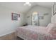 Bright bedroom with vaulted ceilings and a view to the backyard at 271 Sienna Dr., Little River, SC 29566