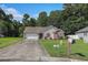 Charming single-story home with a brick accent wall, red shutters, landscaped front yard, and an attached garage at 271 Sienna Dr., Little River, SC 29566