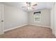 Bedroom featuring neutral paint, fan, and a single window at 2712 Austin Ave., Conway, SC 29527