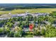 This aerial image shows a peaceful residential area with an airport nearby at 3001 Wiley Dr., North Myrtle Beach, SC 29582