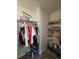 Organized closet with shelves and hanging space, providing ample storage for clothing and accessories at 3805 Mayfield Dr., Conway, SC 29526