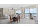 Bright breakfast nook with ocean view balcony, perfect for enjoying casual meals at 3805 S Ocean Blvd. # 503, North Myrtle Beach, SC 29582