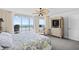 Serene main bedroom with access to a private balcony offering beautiful ocean views at 3805 S Ocean Blvd. # 503, North Myrtle Beach, SC 29582