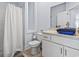 Stylish bathroom featuring a unique vessel sink and ample counter space at 400 Elizabeth Dr., Murrells Inlet, SC 29576