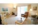 Spacious living area with a dining set, comfortable seating, and a large sliding glass door for natural light at 400 Lands End Blvd. # 5304, Myrtle Beach, SC 29572