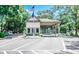 Community gate house with an American flag at 415 Ocean Creek Dr. # 2189, Myrtle Beach, SC 29572