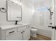 Bathroom featuring single sink vanity, and tile flooring at 434 Harbour View Dr., Myrtle Beach, SC 29579
