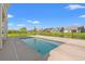 Inviting swimming pool offering a refreshing escape with views of the neighborhood at 434 Harbour View Dr., Myrtle Beach, SC 29579