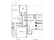 Detailed floor plan for a home with a two-car garage, open living spaces, and a dedicated work/study area at 4845 Hopespring St., Myrtle Beach, SC 29579