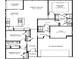 Architectural floor plan detailing room dimensions, kitchen layout, bedroom locations, and garage placement for the home at 4849 Hopespring St., Myrtle Beach, SC 29579