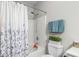 Well-lit bathroom featuring a shower-tub combination with modern fixtures and fresh, clean design, perfect for relaxation at 4933 Crab Pond Ct. # 201, Myrtle Beach, SC 29579