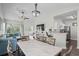 Open living space combining dining and living areas, perfect for entertaining at 4933 Crab Pond Ct. # 201, Myrtle Beach, SC 29579