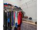 Spacious walk-in closet with ample shelving and storage, perfect for organized wardrobe management at 4933 Crab Pond Ct. # 201, Myrtle Beach, SC 29579