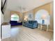 Inviting living room with comfortable seating, a bright window, and a modern entertainment center at 500 23Rd Ave. S, North Myrtle Beach, SC 29582