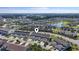 An aerial view showing townhomes in a community with water views and easy highway access at 636 Pistoia Ln. # 636, Myrtle Beach, SC 29579