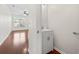 Stylish half bathroom featuring a modern vanity, hardwood floors, and neutral wall color at 636 Pistoia Ln. # 636, Myrtle Beach, SC 29579