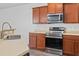 Kitchen area features stainless steel appliances and lots of cabinet storage at 636 Pistoia Ln. # 636, Myrtle Beach, SC 29579