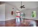 Spacious living room featuring vaulted ceilings, hardwood floors, and natural light at 638 Hatteras River Rd., Myrtle Beach, SC 29588