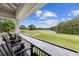 View from balcony overlooking the pristine golf course and the serene lake at 69 Pinehurst Ln. # 3-F, Pawleys Island, SC 29585
