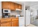 Well-equipped kitchenette with modern appliances, making meal preparation easy and convenient at 7100 N Ocean Blvd. N # 1011, Myrtle Beach, SC 29572