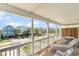 Spacious balcony with seating, offering views of the neighborhood at 712A Ocean Blvd. S, Surfside Beach, SC 29575