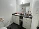 This bathroom features a spacious vanity with storage, a mirror, and modern fixtures at 755 Burcale Rd. # G4, Myrtle Beach, SC 29579