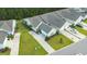 A high-angle view showcasing well-maintained homes, manicured lawns, and tree-lined streets at 779 Salerno Circle # A, Myrtle Beach, SC 29579