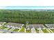 An aerial shot capturing a tranquil residential neighborhood with tree-lined streets at 779 Salerno Circle # A, Myrtle Beach, SC 29579