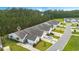 Overhead image of a community highlighting well-kept lawns, tree-lined streets, and spacious homes at 779 Salerno Circle # A, Myrtle Beach, SC 29579