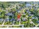 Aerial view of a home in a community with pond and lake access at 86 Black River Rd., Myrtle Beach, SC 29588