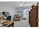 Cozy bedroom/office featuring neutral tones and comfortable seating area at 86 Black River Rd., Myrtle Beach, SC 29588